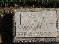Bralo British Cemetery - James, Charles William